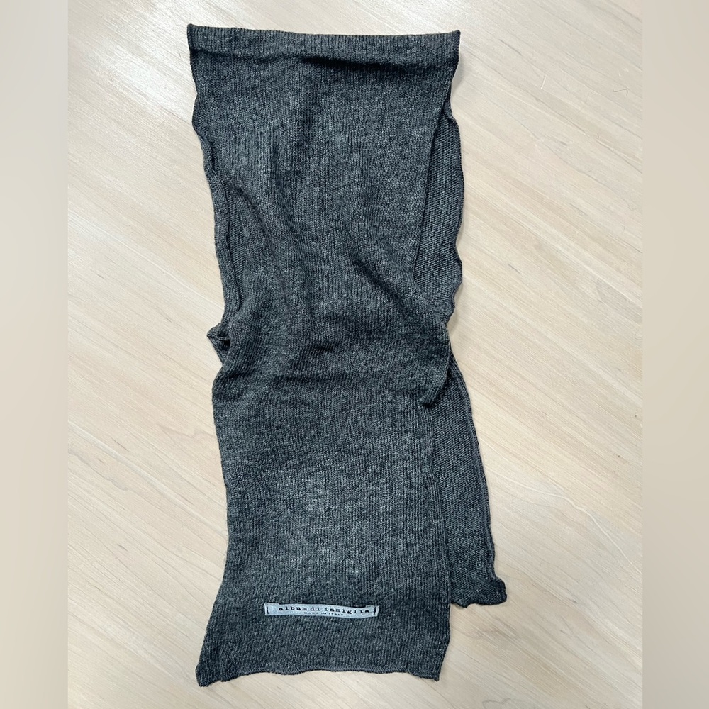 Kids Album di Famiglia grey/black scarf, size small
